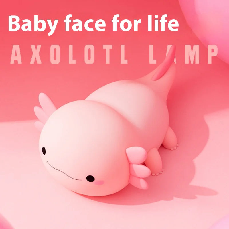 Axolotl Night Light for Kids